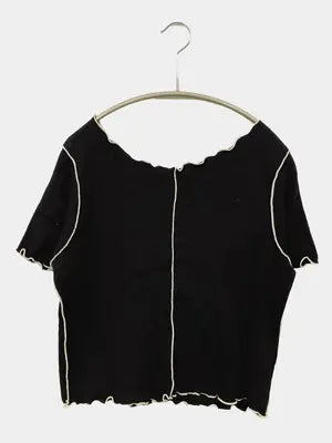 RETRO GIRL/レトロガール/Tシャツ/カットソー/トップス/ブラック/F