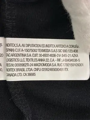 ZARA/ザラ/Tシャツ/カットソー/トップス/ブラック/USA L