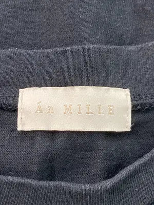 An MILLE/アンミール/Tシャツ/カットソー/トップス/ブラック