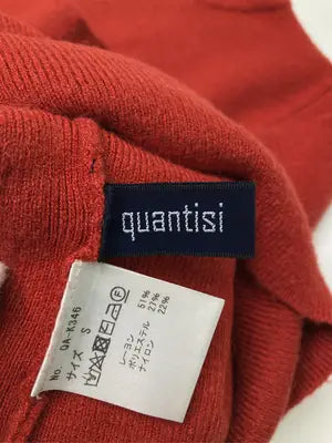 quantisi/ニット/セーター/トップス/レッド/S