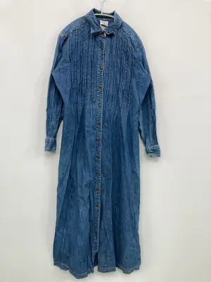 Laura ashley/ローラアシュレイ/シャツワンピース/ワンピース/ドレス/ブルー/EUR36