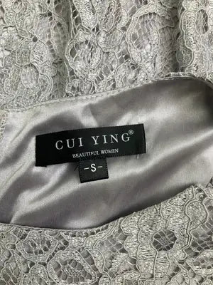 CUI YING/ワンピース/ワンピース/ドレス/グレー/S