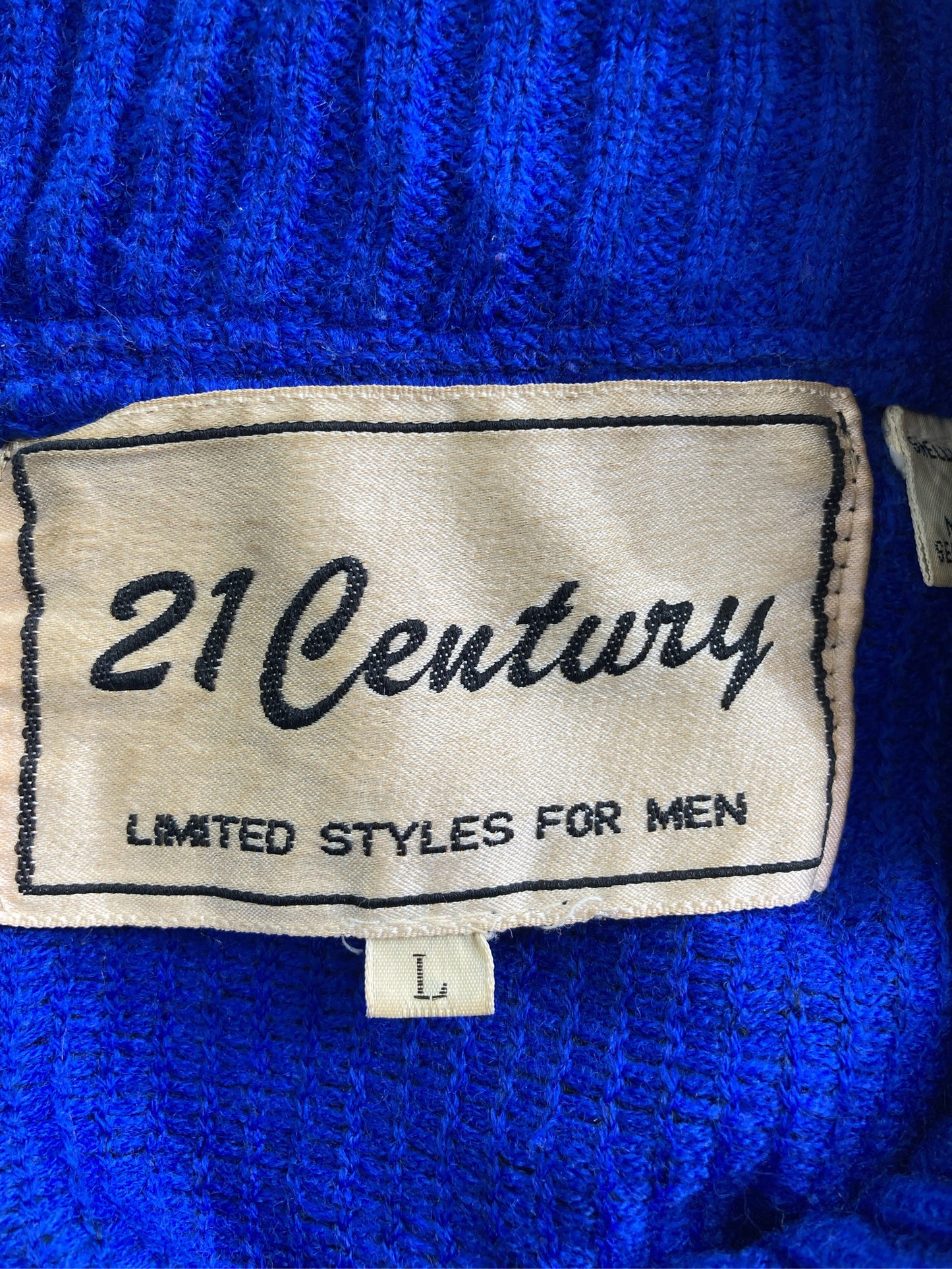 21Century/ニット/セーター/トップス/ブルー/L