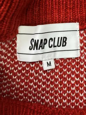 SNAP CLUB/スナップクラブ/ニット/セーター/トップス/レッド/M