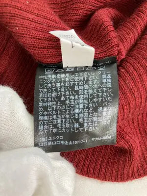 UNIQLO/ユニクロ/ニット/セーター/トップス/レッド/M