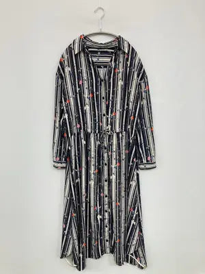 TONAL/シャツワンピース/ワンピース/ドレス/ネイビー/38