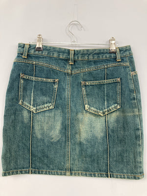 MICHEL KLEIN/ミッシェルクラン/デニムスカート/スカート/ブルー/38