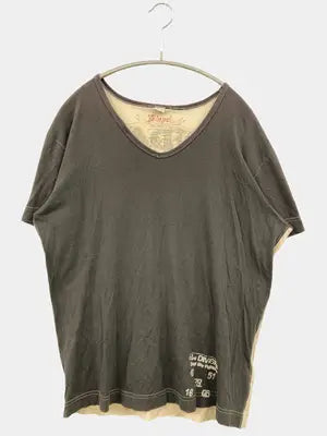 DIESEL/ディーゼル/Tシャツ/カットソー/トップス/グレー/S