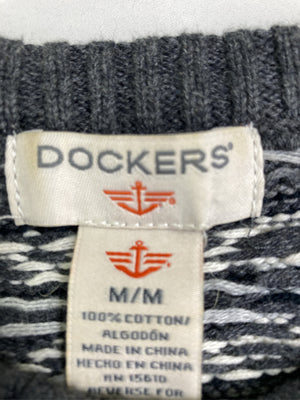 DOCKERS/ドッカーズ/ニット/セーター/トップス/グレー/M