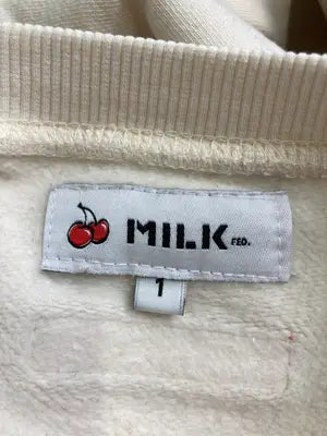 MILK FED./ミルクフェド/スウェット/トップス/アイボリー/ONE SIZE