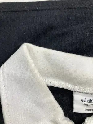 edakka/Tシャツ/カットソー/トップス/ブラック/LARGE