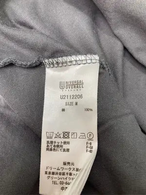 UNIVERSAL OVERALL/ユニバーサルオーバーオール/Tシャツ/カットソー/トップス/グレー/M