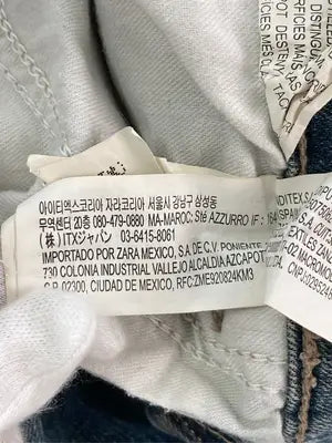 ZARA/ザラ/デニムパンツ/パンツ/ブルー/EUR 36/USA 4/MEX 26