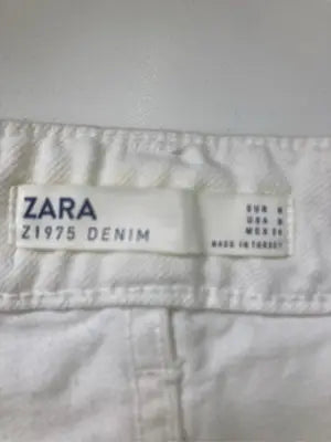 ZARA/ザラ/デニムスカート/スカート/ホワイト/M