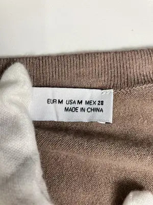 ZARA/ザラ/ニット/セーター/トップス/ブラウン/USA M
