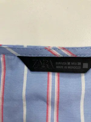 ZARA/ザラ/シャツ/ブラウス/トップス/ブルー/M