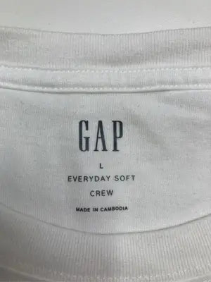GAP/ギャップ/Tシャツ/カットソー/トップス/ホワイト/L