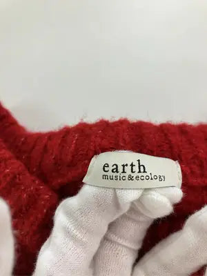 earth music&ecology/アースミュージックアンドエコロジー/ニット/セーター/トップス/レッド/F