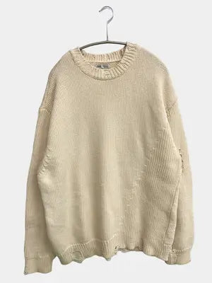 ZARA/ザラ/ニット/セーター/トップス/アイボリー/USA L
