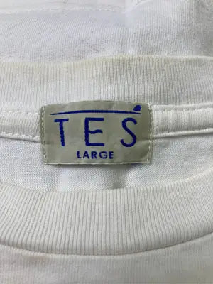 TES/テス/Tシャツ/カットソー/トップス/ホワイト/LARGE