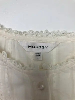MOUSSY/マウジー/シャツ/ブラウス/トップス/ホワイト/1