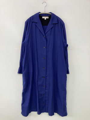 UNIQLO/ユニクロ/シャツワンピース/ワンピース/ドレス/ブルー/L