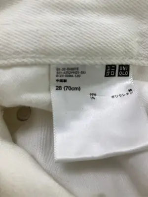 UNIQLO/ユニクロ/その他パンツ/パンツ/ホワイト/28