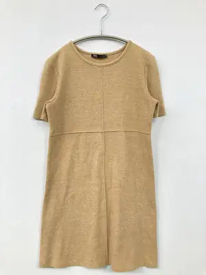 ZARA/ザラ/ワンピース/ワンピース/ドレス/ベージュ/S