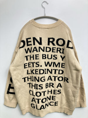 ROGER AND RAW/ロジャーアンドロウ/ニット/セーター/トップス/ベージュ/M