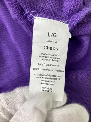 CHAPS/チャップス/ポロシャツ/トップス/パープル/L/G