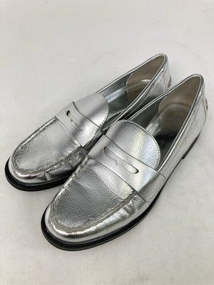 ZARA/ザラ/ローファー/シューズ/シルバー