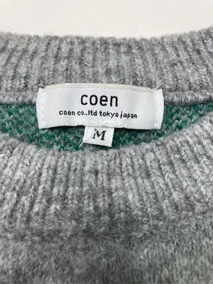 coen/コーエン/ニット/セーター/トップス/グレー/M