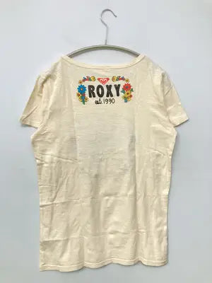 ROXY/ロキシー/Tシャツ/カットソー/トップス/アイボリー/L