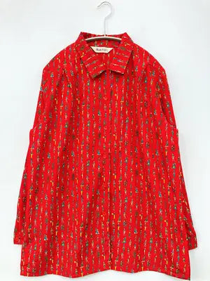 ModeRIE/シャツ/ブラウス/トップス/レッド/Mフリー