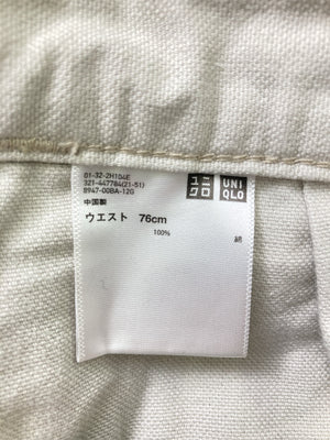 UNIQLO/ユニクロ/その他パンツ/パンツ/ベージュ/ウエスト76cm