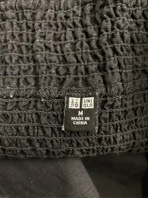 UNIQLO/ユニクロ/つなぎ/オールインワン/オールインワン・サロペット/ブラック/M