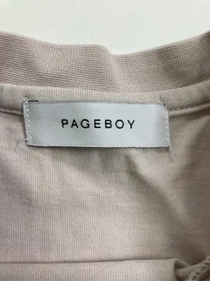 PAGEBOY/ページボーイ/Tシャツ/カットソー/トップス/ベージュ/F