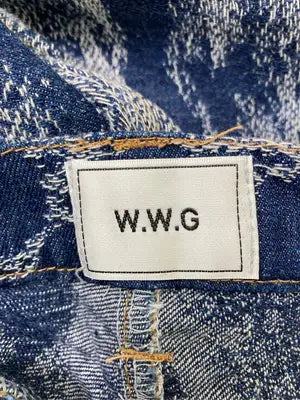 W.W.G/フーズフーギャラリー/デニムパンツ/パンツ/ネイビー/F
