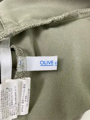 OLIVE des OLIVE/オリーブデオリーブ/スラックス/パンツ/グリーン/M  ウエスト64～70