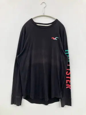 HOLLISTER/ホリスター/Tシャツ/カットソー/トップス/ブラック/L
