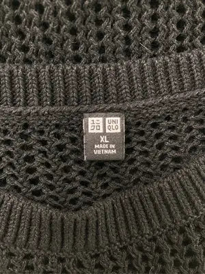 UNIQLO/ユニクロ/ニット/セーター/トップス/ブラック/XL