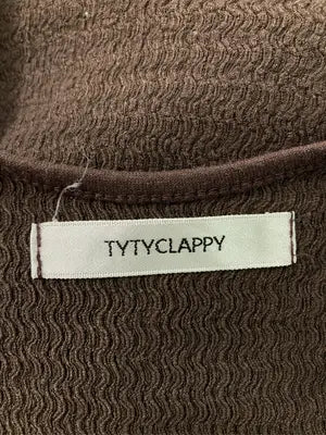 TYTYCLAPPY/ワンピース/ワンピース/ドレス/ブラウン/M
