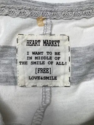 HEART MARKET/ハートマーケット/Tシャツ/カットソー/トップス/グレー/F