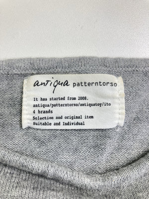 ANTIQUA/アンティカ/ニット/セーター/トップス/グレー