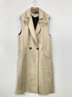 ZARA/ザラ/ステンカラーコート/ジャケット/アウター/ベージュ/M