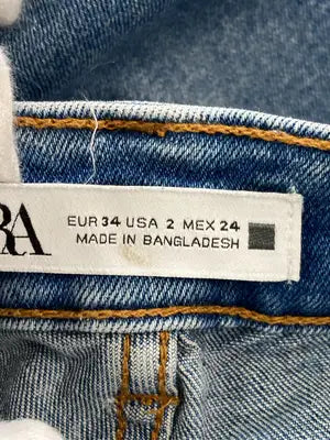 ZARA/ザラ/デニムパンツ/パンツ/ブルー/EUR 34