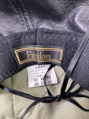 Fabulous/ファビュラス/ハンチング/ベレー帽/帽子/ブラック