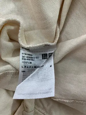 UNIQLO/ユニクロ/Tシャツ/カットソー/トップス/ベージュ/L