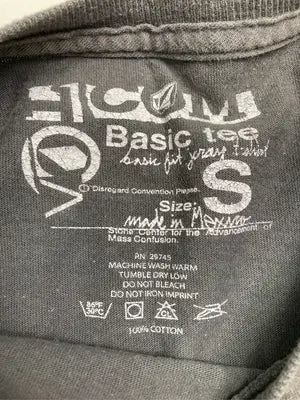 VOLCOM/ボルコム/Tシャツ/カットソー/トップス/ブラック/S