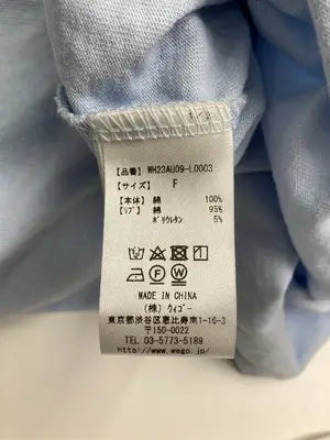 Whinny/Tシャツ/カットソー/トップス/スカイブルー/F